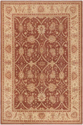 handmade Traditional Kafkaz Red Beige Hand Knotted RECTANGLE 100% WOOL area rug 9 x 12